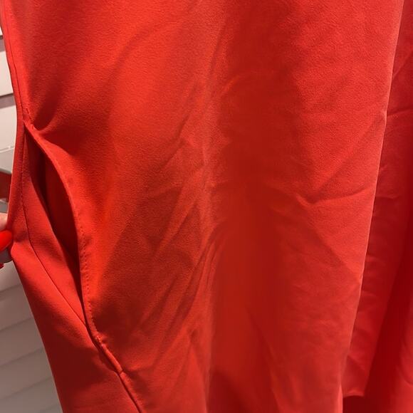 RACHEL Rachel Roy Dress in a Brilliant Orange with Pockets - Picture 3 of 13